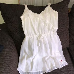 Hollister white dress medium